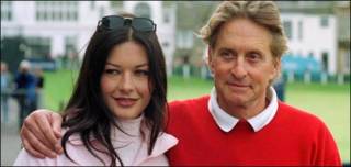 Catherine Zeta Jones y Michael Douglas