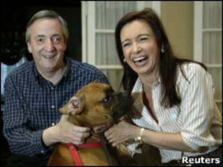 Néstor Kirchner y Cristina Fernández de Kirchner