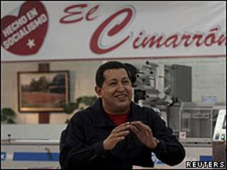 Hugo Chávez, presidente de Venezuela