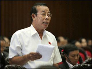 Đại biểu QH Trần Văn Kiệt không tin cấp Trung ương ít tham nhũng (Nguồn: vietnamnet.vn)