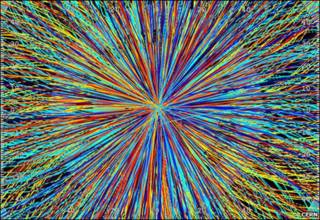 Una de las colisiones del Gran Colisionador de Hadrones (Foto: Cern)