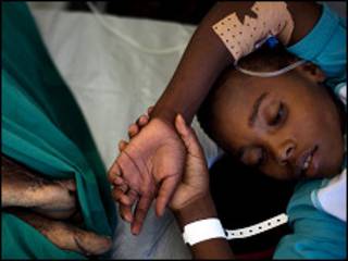 Wani mai fama da kwalara a Haiti