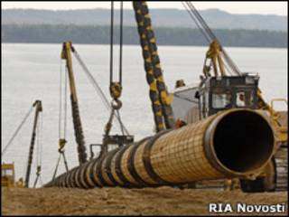 Строительство нефтепровода ВСТО