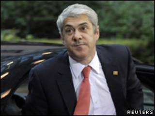 José Sócrates, primer ministro de Portugal