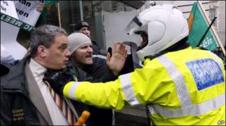 Протесты в Дублине