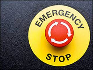 Imagen de un botón de emergencia