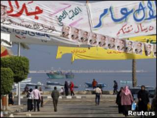 دعاية انتخابية في الإسكندرية