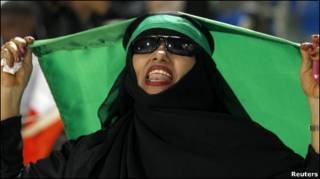 من أنصار الفريق السعودي لكرة القدم