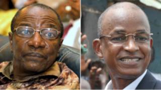 Alpha Condé et Cellou Dallein Diallo