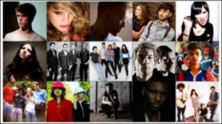 Bandas e artistas listados como as promessas para 2011 (divulgação)