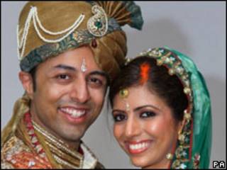 Shrien e Anni Dewani em foto do casamento