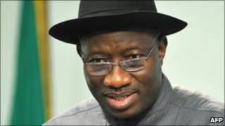 Shugaba Goodluck Jonathan na Najeriya