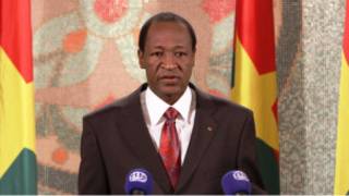 Le président du Burkina Faso, Blaise Compaoré