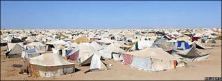 Campamento en Sahara Occidental