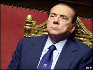 Silvio Berlusconi, primer ministro italiano.