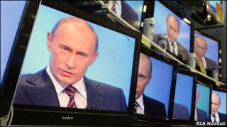 "Прямая линия" с Владимиром Путиным, 2008 год