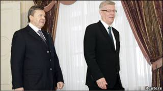 Віктор Янукович у Латвії