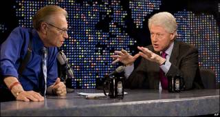 Entrevista a Bill Clinton en 2007 en "Larry King Live".