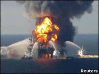Тушение нефтяной скважины ВР