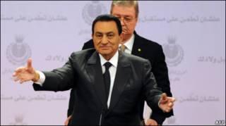 حسنی مبارک، رئیس جمهور مصر