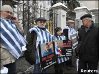 пикет у белорусского посольства