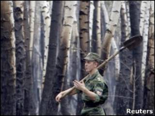 Последствия лесных пожаров в России