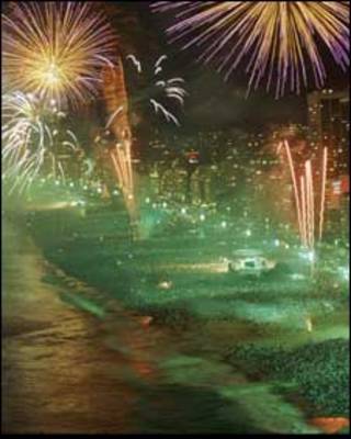Réveillon em Copacabana em 2010
