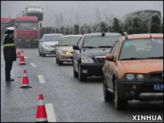 貴州所有被封閉的高速公路已開通運行(03/01/2011)