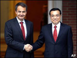 李克強與西班牙首相薩帕特羅