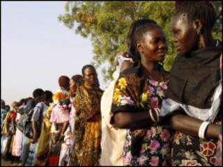 Masu kada kuru'a a kudancin Sudan