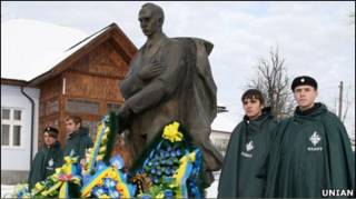 Почесна варта пластунів 1 січня 2011