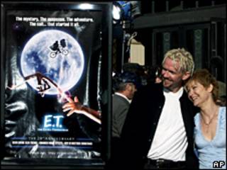 Cartel de la película E.T. (imagen de archivo)