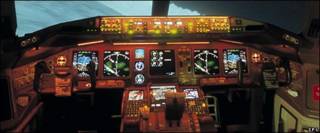 Cabina de un avión