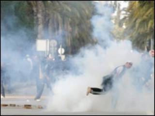 الاضطرابات في تونس