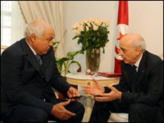 Firma Ministan Tunisia na ganawa da Ahmed Brahim na jam'iyyar adawa