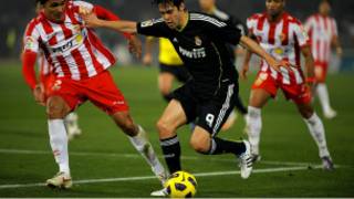 Umukino w'ikipe ya Almeria na Real Madrid ku wa 16/01/11
