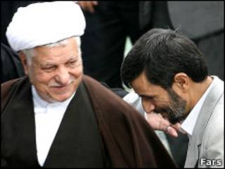 احمدی نژاد و رفسنجانی