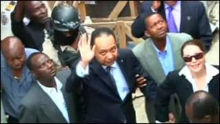 L'ancien chef d'état haitien,Jean-Claude Duvalier