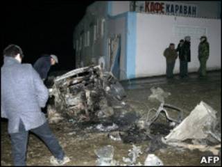 Подрыв машины в Дагестане