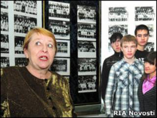 Учитель и старшеклассники