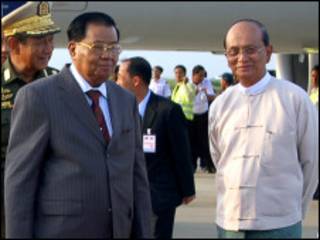U Thein Sein and Gen Than Shwe