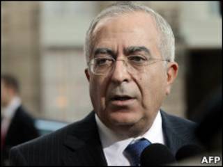 سلام فیاض نخست وزیر فلسطینی
