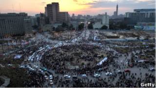 ميدان التحرير وسط القاهرة