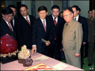 孟建柱和金正日