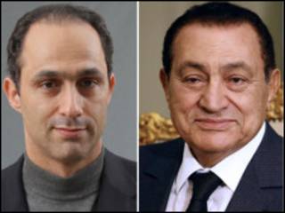 جمال مبارک او حسني مبارک