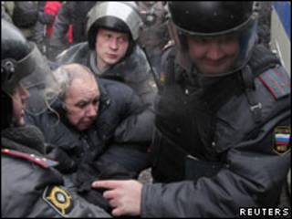 Разгон "Дня гнева" в Москве