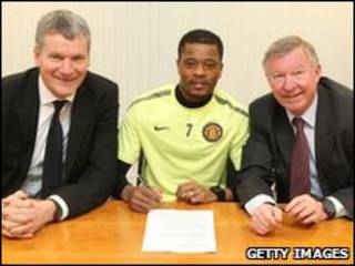 Evra, Sir Alex Ferguson, David Gill