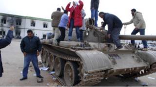 Aksi protes di Libya