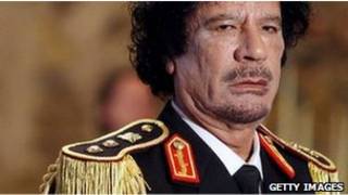 colonel Muammar Gaddafi
