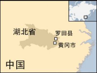 湖北省羅田縣地圖